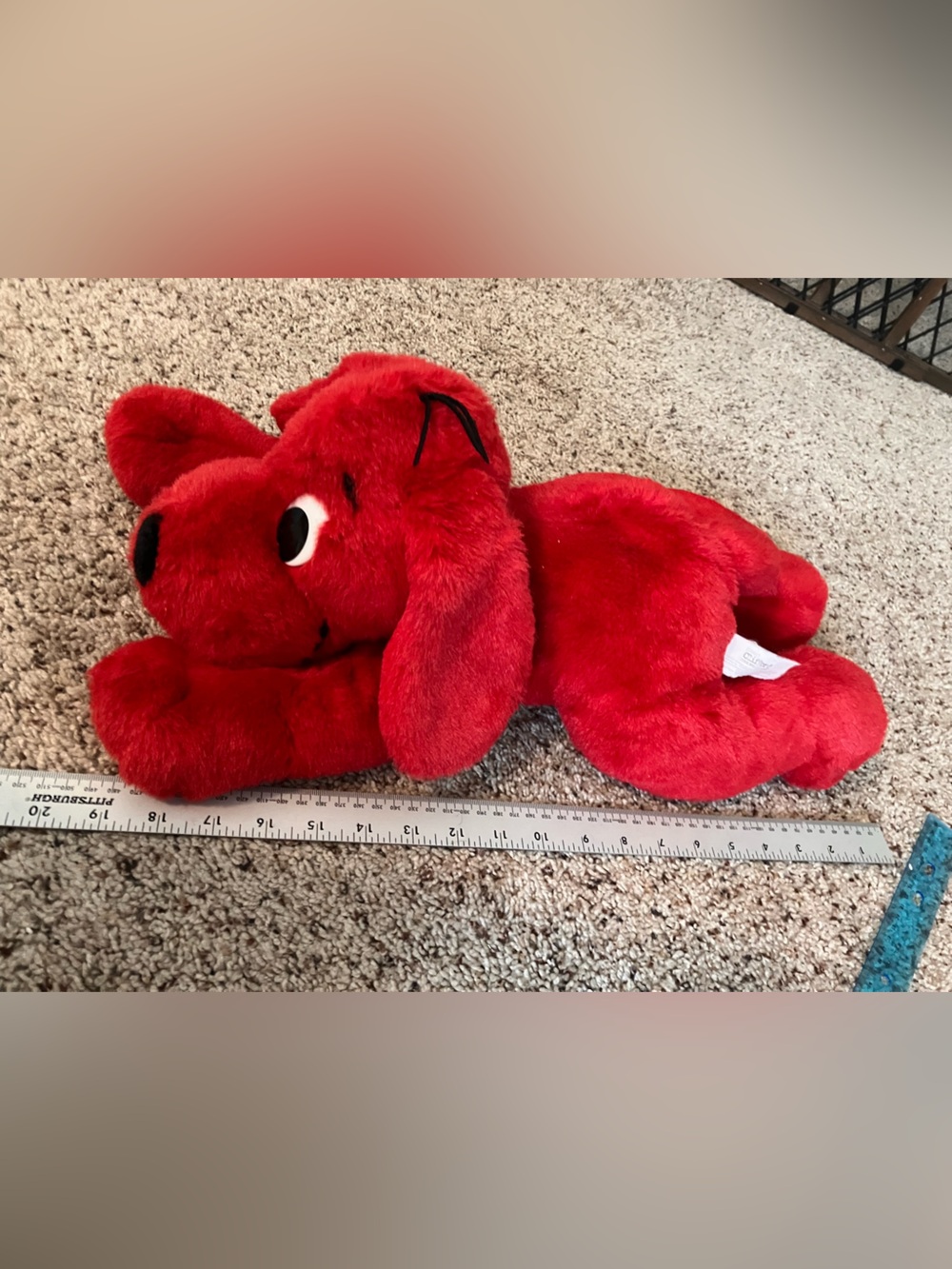 Fourteen soft cover books and plush Clifford the big red dog bundle